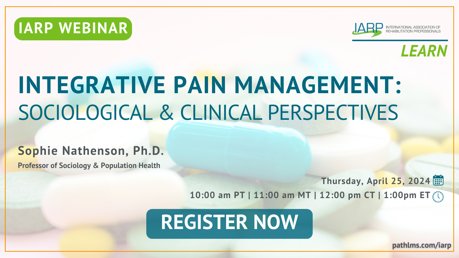 Integrative Pain Management: Sociological & Clinical Perspectives
