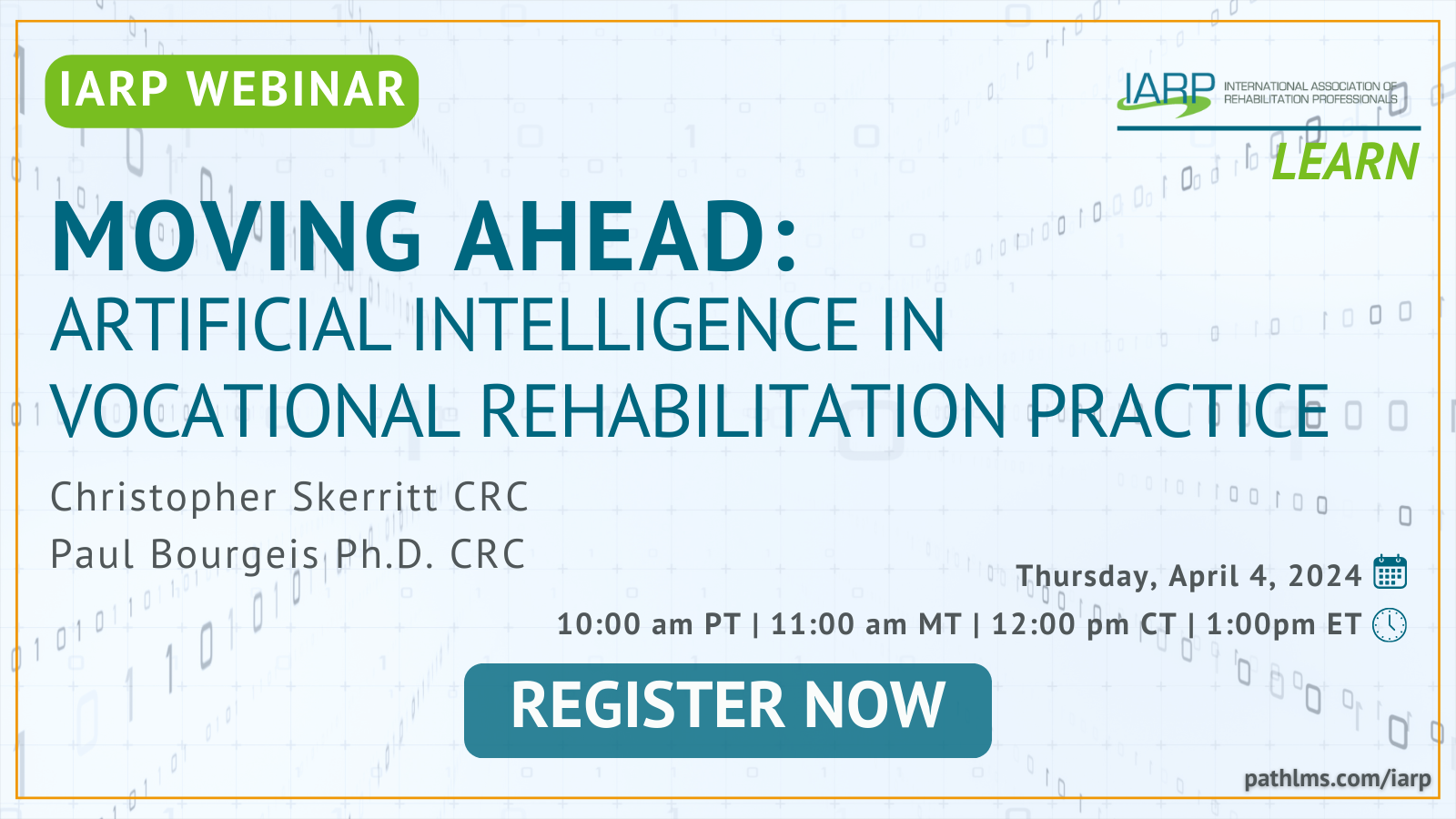 Moving Ahead: Artifical Intelligence in Vocational Rehabilitation Practice