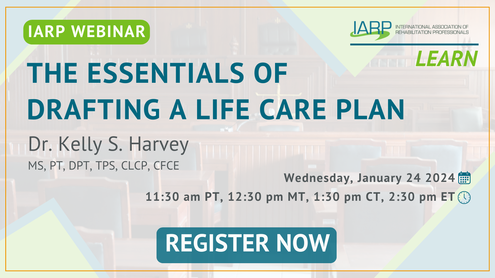 Upcoming Webinar: The Essentials of Drafting a Life Care Plan